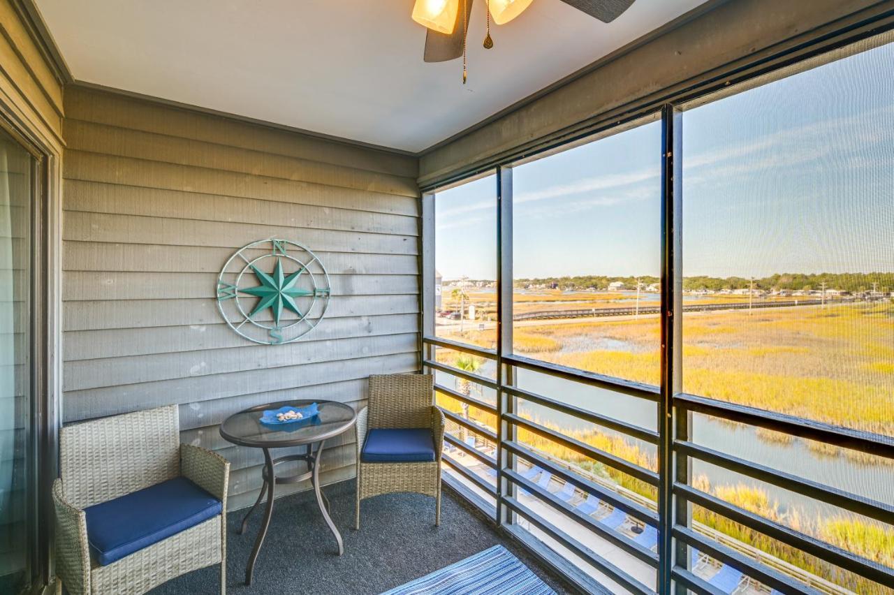 Murrells Inlet Condo With Balcony And Pool Near Pier! Мертл-Біч Екстер'єр фото